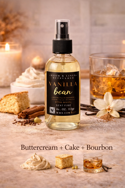 Room & Linen Refresher | 4-OZ Glass Spray Bottle