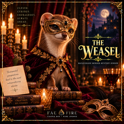 🎭 MASQUERADE MURDER MYSTERY DINNER | Fae Fire Shop