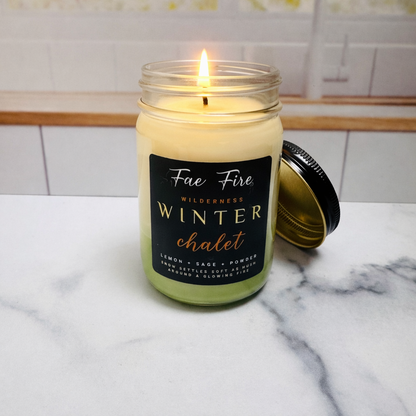 Winter Chalet | Artistic Heritage Style Soy Candles