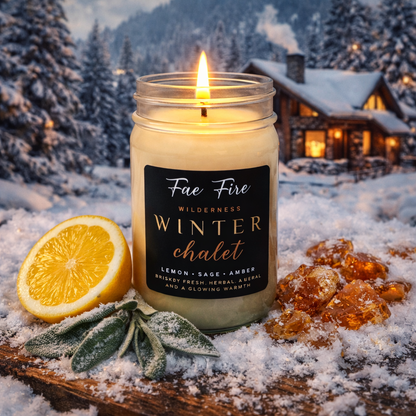 Winter Chalet | Artistic Heritage Style Soy Candles